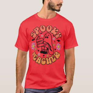 T-shirt Trick Enseignant éffrayant Ou Enseigner Par Hallow