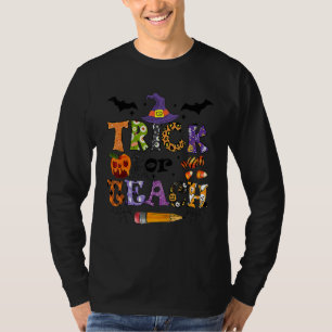 T-shirt Trick Or Teach  Costume d'Halloween pour Enseignan