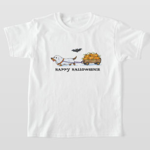 T-SHIRT TRICK OR TREAT DACHSHUND 