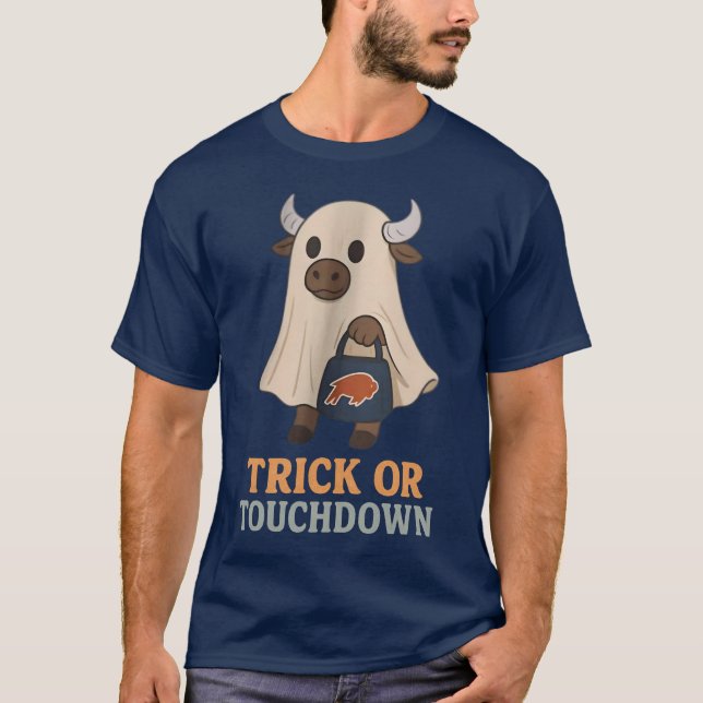 T-SHIRT TRICK OU TOUCHDOY (Devant)