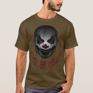 T-shirt Trick ou traitement Clown effrayant Costume d'Hall