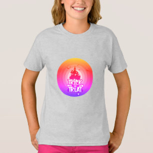 T-shirt Trick ou traitement Costume d'Halloween pour fille