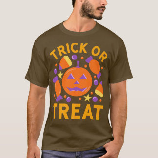 T-shirt Trick Ou Traitement De La Trick Halloween Ou Treat