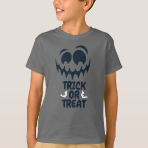 T-shirt Trick ou traiter Halloween Déplaisant drôle visage