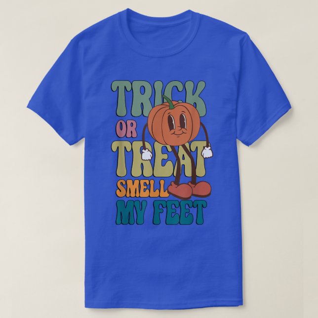 T-shirt Trick ou traiter l'odeur Mes pieds Funny Halloween (Design devant)