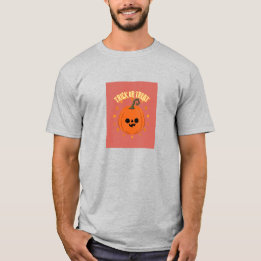 T-shirt Trick ou Treat citrouille pour Halloween