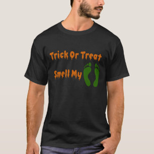 T-shirt Trick ou Treat d'Halloween sentez mes pieds