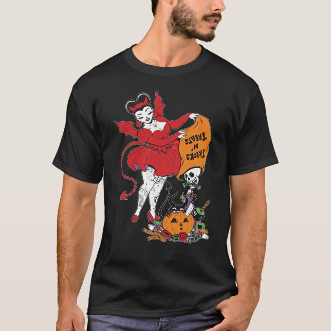 T-shirt Trick ou Treat SindiT-Shirt (Devant)