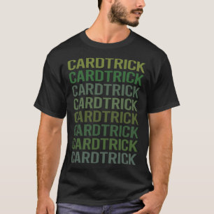 T-shirt Trick Trick Trick de Manipulation de carte texte v