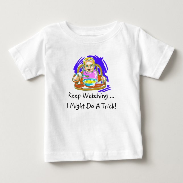 T-shirt tricks pour bébé (Devant)