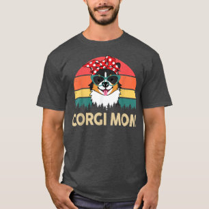 T-shirt Tricolor Corgi Maman TriColoured Cadeaux Corgi pou