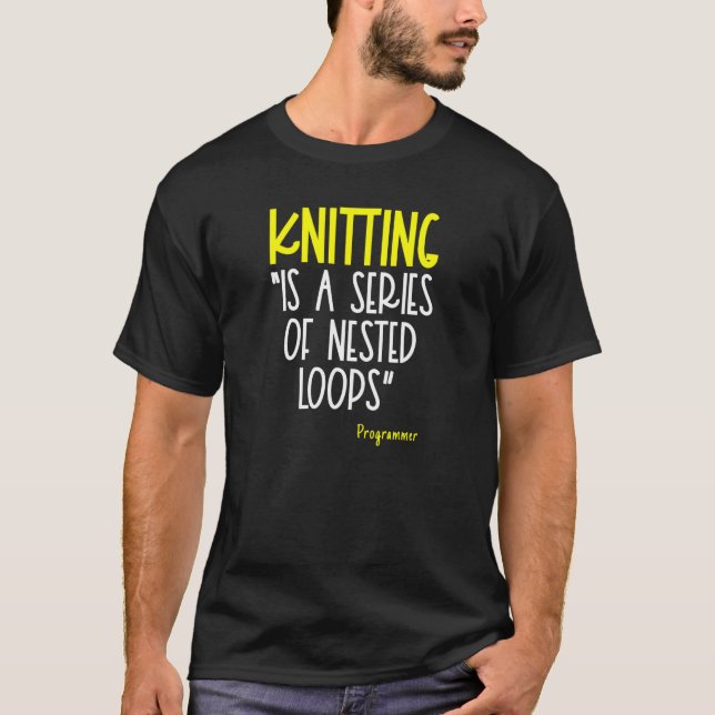 T-shirt Tricot A Série de boucles imbriquées Tricot ou cro (Devant)