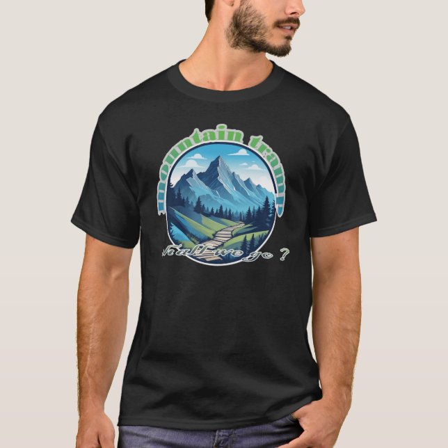T-shirt Tricot de montagne (Devant)