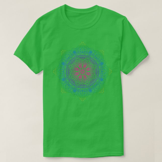 T-shirt Tricot Fil Conception d'artisanat Knit à main Kn (Design devant)