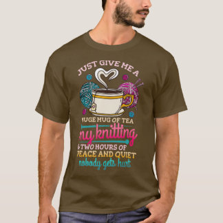 T-shirt Tricot Tea Knitter Fil