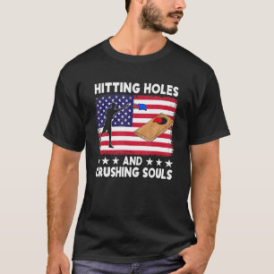 T-shirt Tricoter Des Trous Et Des Âmes Écrasantes Équipe B
