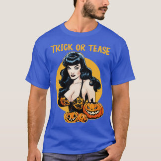 T-shirt tricoter ou teindre halloween pinup