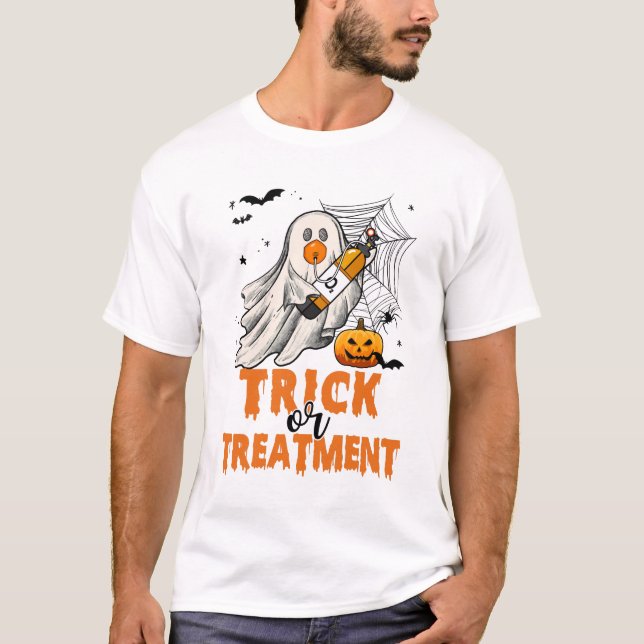 T-shirt Tricoter Ou Traitement Thérapeutique Respiratoire  (Devant)