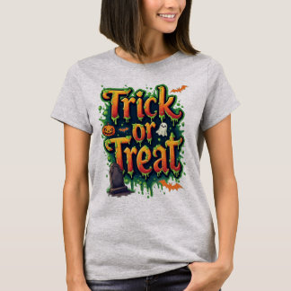 T-shirt Tricoter ou traiter un script moderne femmes Hallo