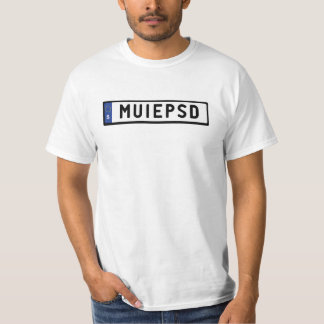 T-shirt Tricou de inmatriculare Anti-PSD numar - MUIEPSD