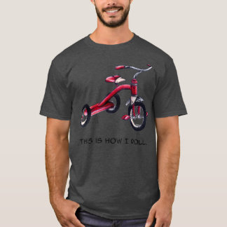 T-shirt Tricycle rouge
