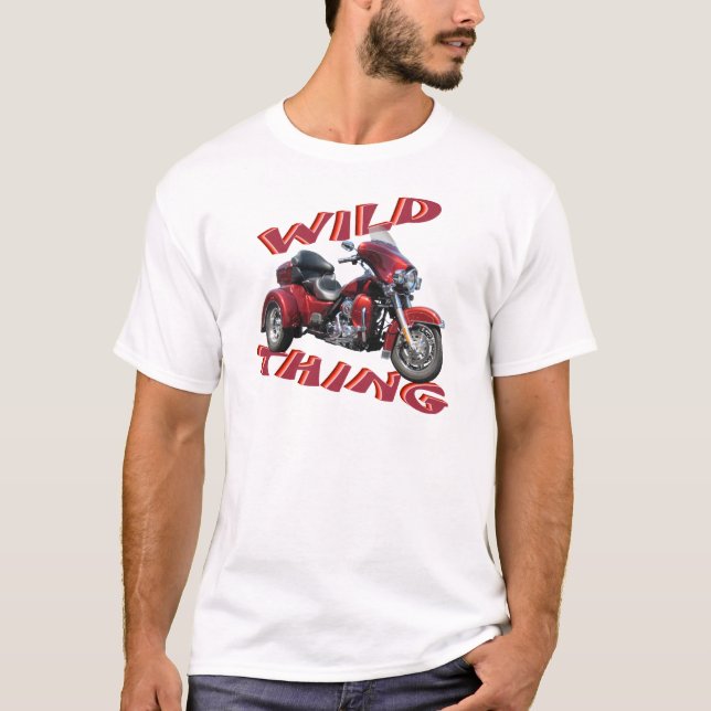 T-shirt Tricycle sauvage de chose (Devant)