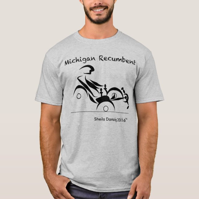 T-shirt Tricycles couchés du Michigan (Devant)