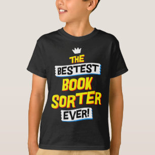T-shirt Trieur de livres, métier drôle d'occupation