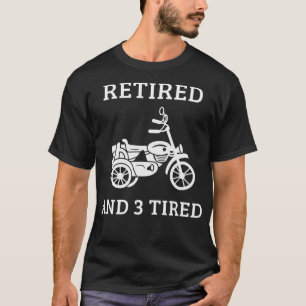 T-shirt Trike de motocyclette à trois roues