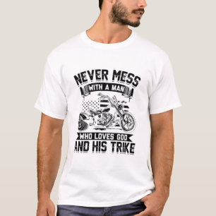 T-shirt Trike & God   Trike Drike Trikes Bikers Cadeaux
