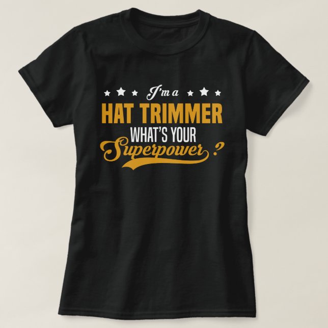 T-shirt Trimmer casquette (Design devant)