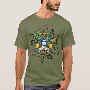 T-shirt Trinacria sicilienne