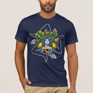 T-shirt Trinacria sicilienne