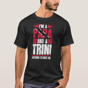 T-shirt Trini Papa Tobago Trinidad Drapeau Trinité-et-Toba