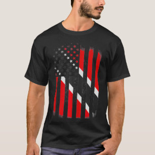 T-shirt Trinité et Amérique Drapeau Trinidadien ou Tobagon