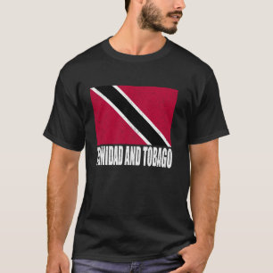T-shirt Trinité-et-Tobago Drapeau Grunge Souvenir Vintage