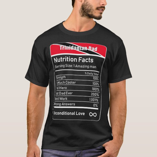 T-shirt Trinité-et-Tobago: Fête des pères de la nutrition  (Devant)