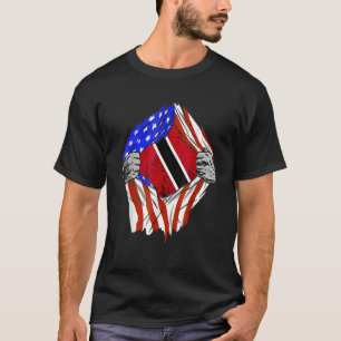 T-shirt Trinité-Et-Tobago Poitrine Trinidadienne Fierté Dr