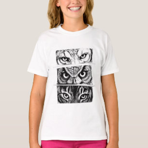 T-shirt Trinité Loup Aigle Tigre