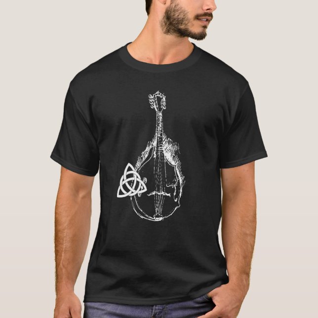 T-shirt Trinity Knot Vintage Mandolin (Devant)