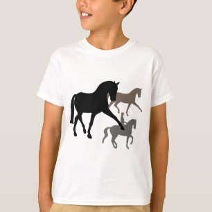 T-shirt Trio Chevaux Dressage