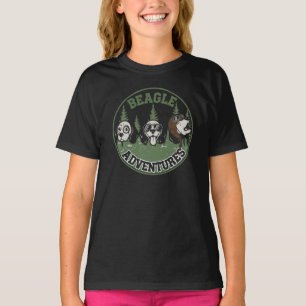 T-shirt Trio d'aventures de Beagle drôle Chien de dessin