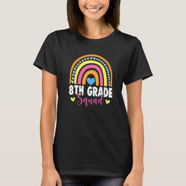 T-shirt Trio de 8e Arc-en-ciel Première rentrée des classe (Devant)