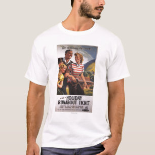 T-shirt Trio de famille sur l'épargne de vagabond de