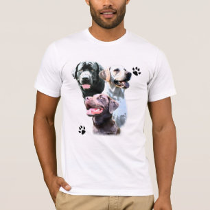 T-shirt Trio de Labrador Retriever