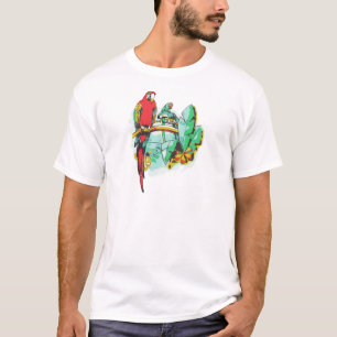 T-shirt Trio de perroquets