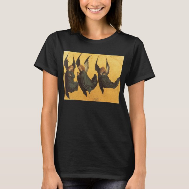 T-shirt Trio des anges de la Renaissance par Maître du Hou (Devant)