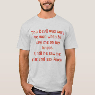 T-shirt Triomphe sur le diable Tee