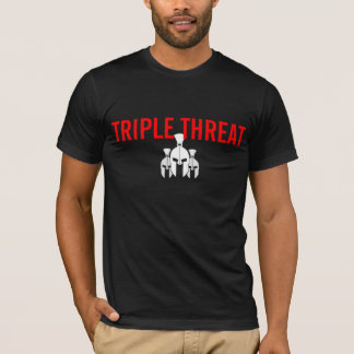 T-shirt triple de menace