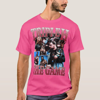 T-shirt Triple H rétro vintage
